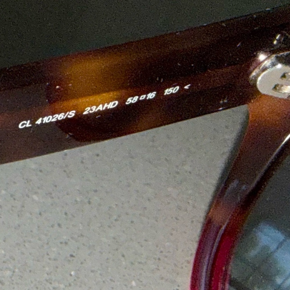 Authentic Celine Tortoiseshell Cat-Eye Sunglasses… - image 5